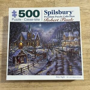500 Piece Puzzle Holy Night Spilsbury Premium Puzzle Collection Robert Finale